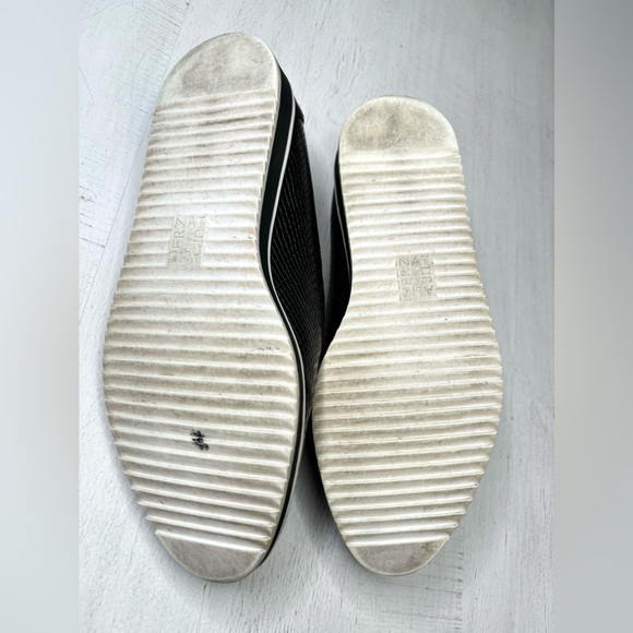 Naturalizer Ranger Loafer Flats Black Front Metal Detail Sz 7.5 M - Picture 8 of 11